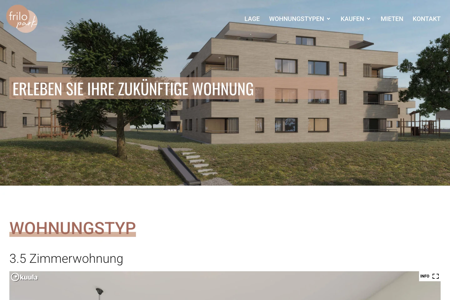 Wohnungstypen – Informationen zu einem Wohnungstyp im Frilopark.
